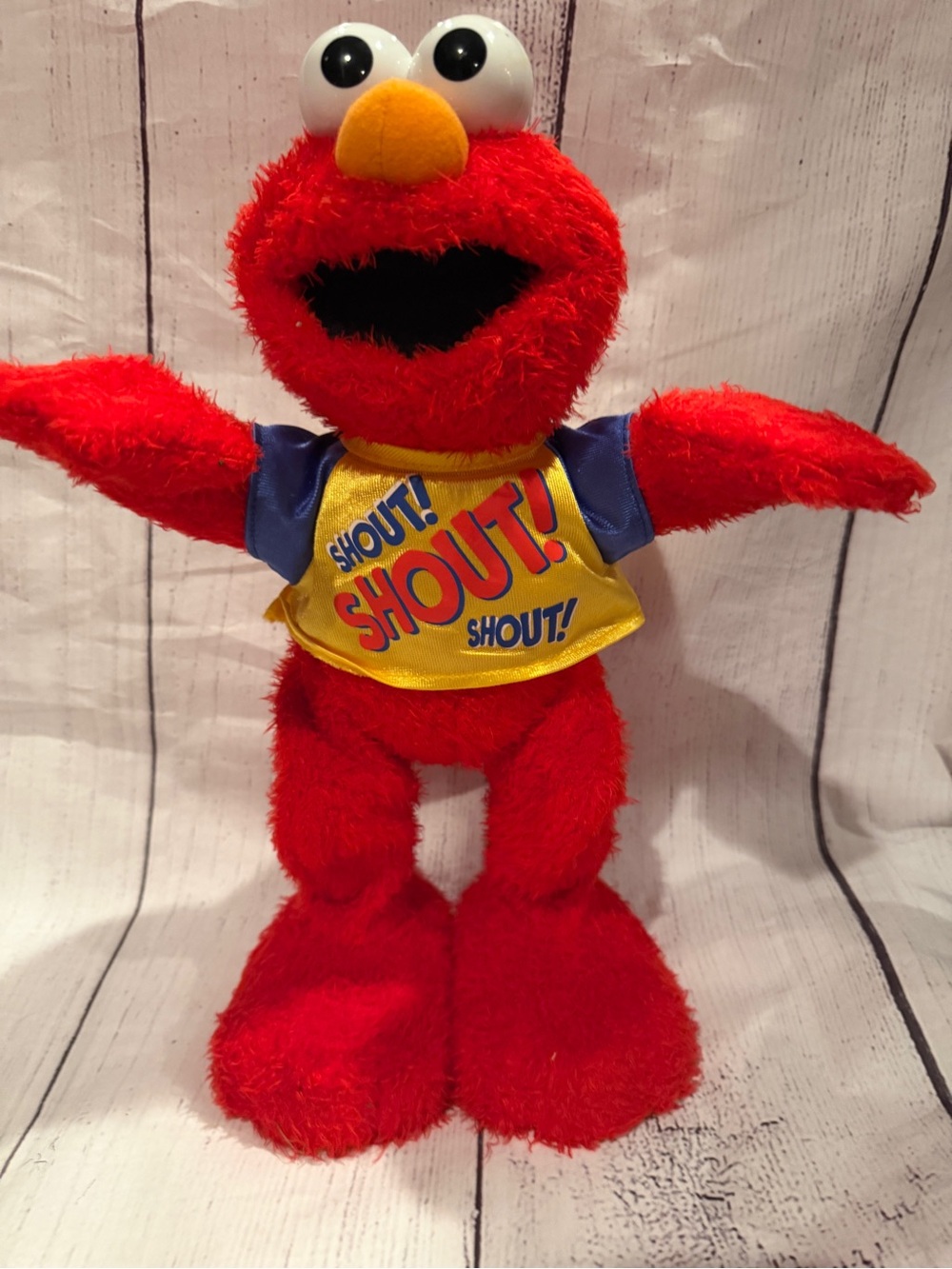 Vintage 2005 Sesame Street Shout Plush